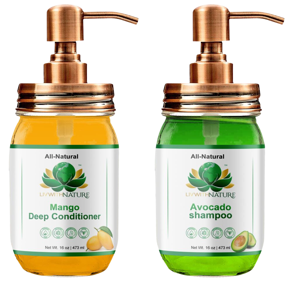 All-Natural Shampoo and Deep Conditioner Combo