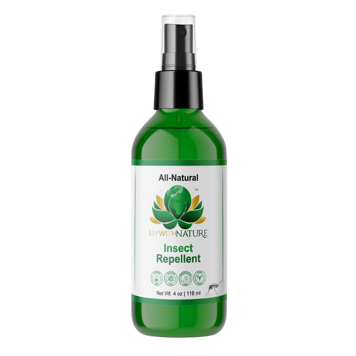 All - Natural Insect Repellent Spray | DEET - Free, Plant - Based Protection for Sensitive Skin - Liv With Nature