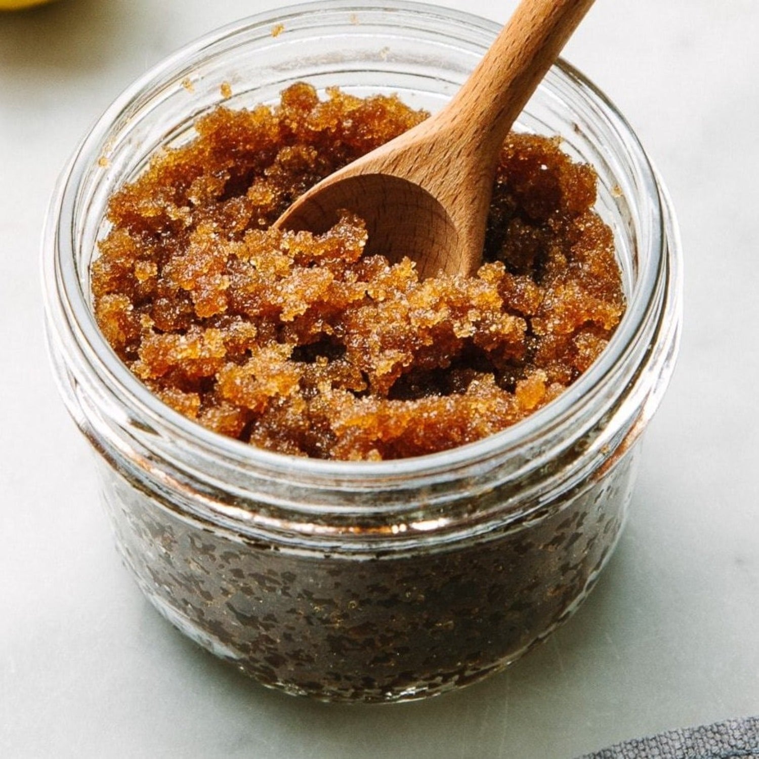 Exfoliating Sugar Scrub | All - Natural Body Polish with Strawberry, Banana & Grapeseed Oil - Liv With Nature